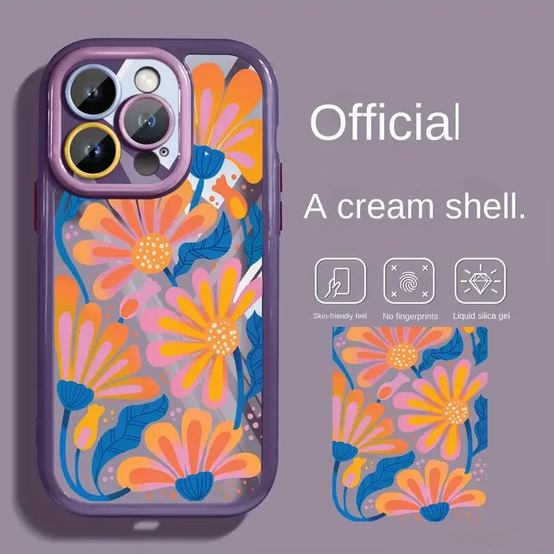 2025 New Custom Phone case TPU Four Corner Anti Drop Shock-absorbing Phone Protective Case, Suitable for iPhone 17/16/15..