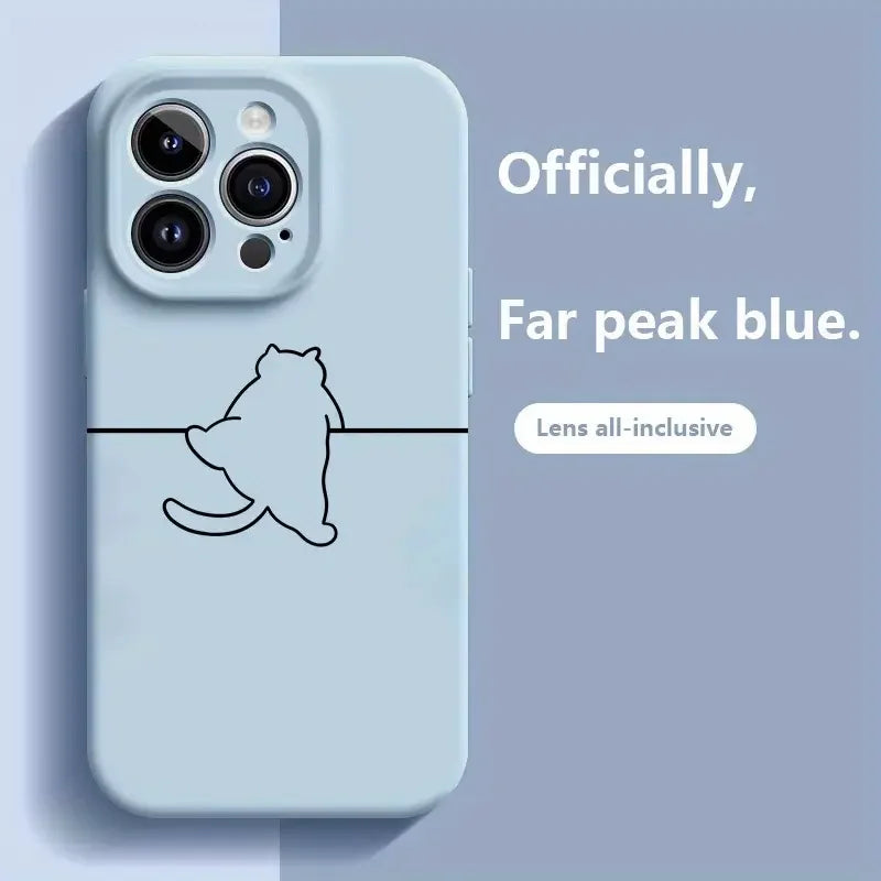 2025 New Custom Phone case TPU Four Corner Anti Drop Shock-absorbing Phone Protective Case, Suitable for iPhone 17/16/15..