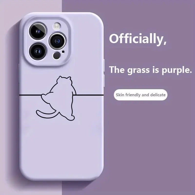 2025 New Custom Phone case TPU Four Corner Anti Drop Shock-absorbing Phone Protective Case, Suitable for iPhone 17/16/15..