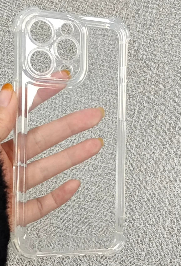2025 New Custom Phone case TPU Four Corner Anti Drop Shock-absorbing Phone Protective Case, Suitable for iPhone 17/16/15..
