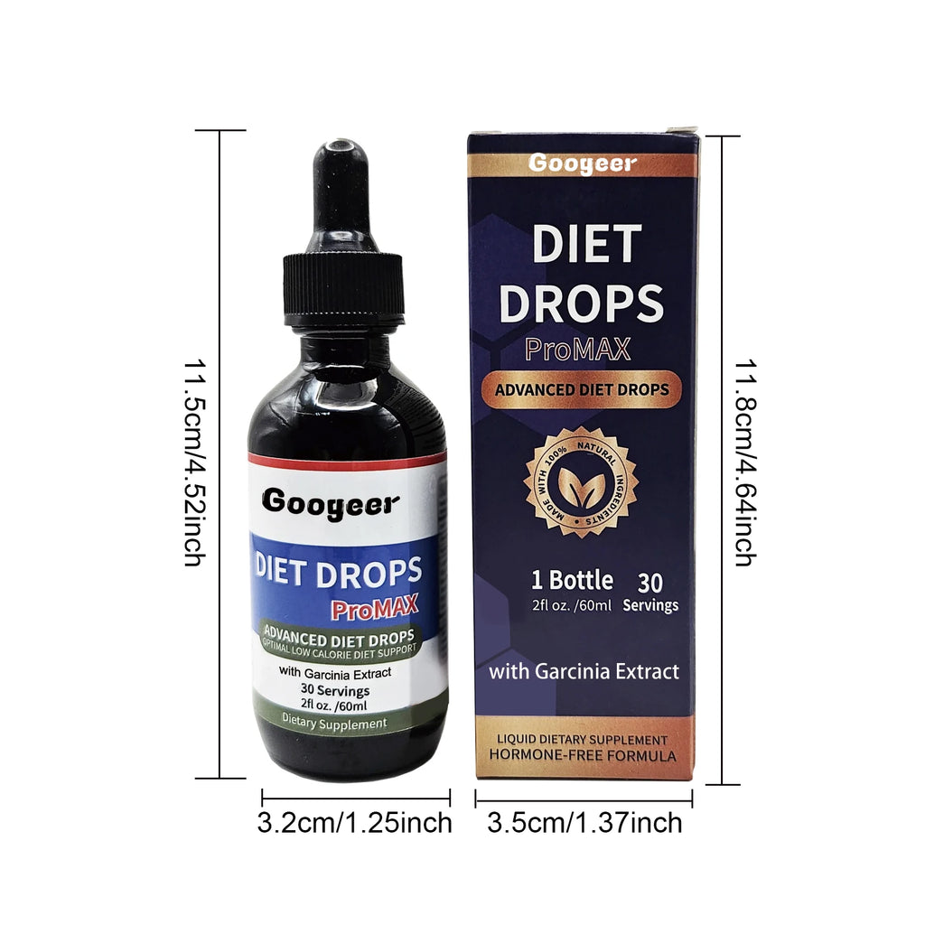 60ml Googeer Metabolic Enhancement Drops Tighten Abdominal Fat Body Slim Enhance Line Muscles Enhance Immunity Nursing Drops