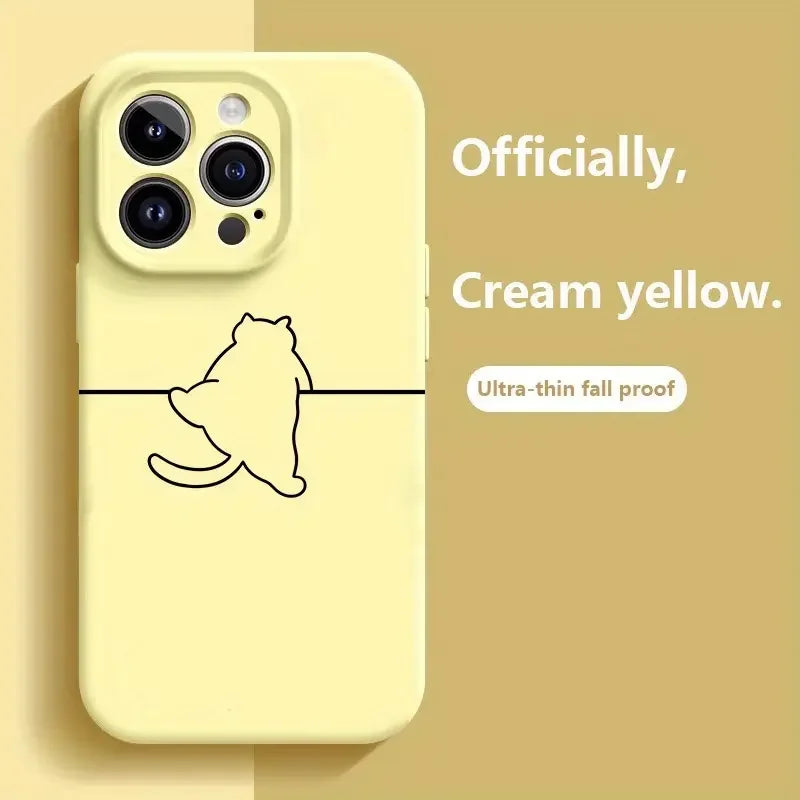 2025 New Custom Phone case TPU Four Corner Anti Drop Shock-absorbing Phone Protective Case, Suitable for iPhone 17/16/15..