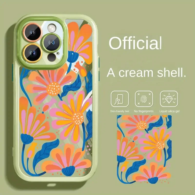 2025 New Custom Phone case TPU Four Corner Anti Drop Shock-absorbing Phone Protective Case, Suitable for iPhone 17/16/15..