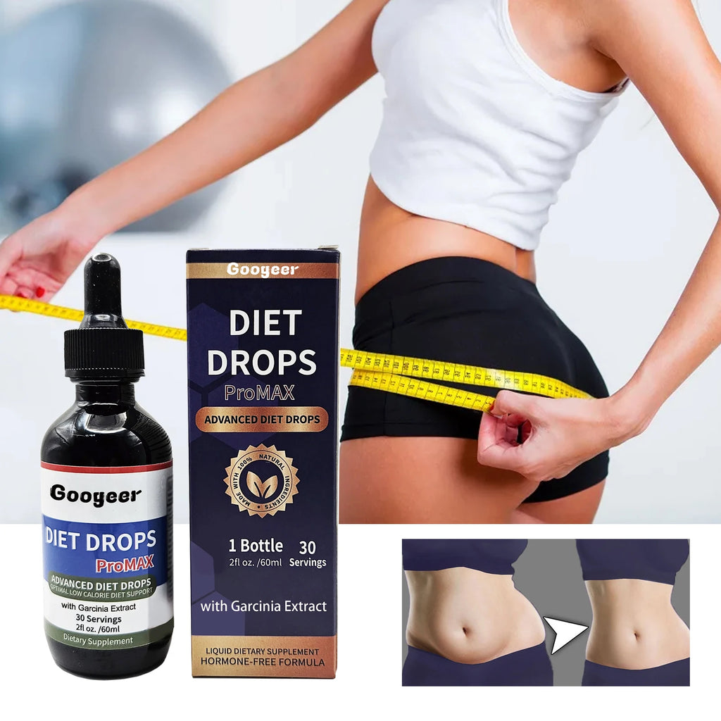 60ml Googeer Metabolic Enhancement Drops Tighten Abdominal Fat Body Slim Enhance Line Muscles Enhance Immunity Nursing Drops