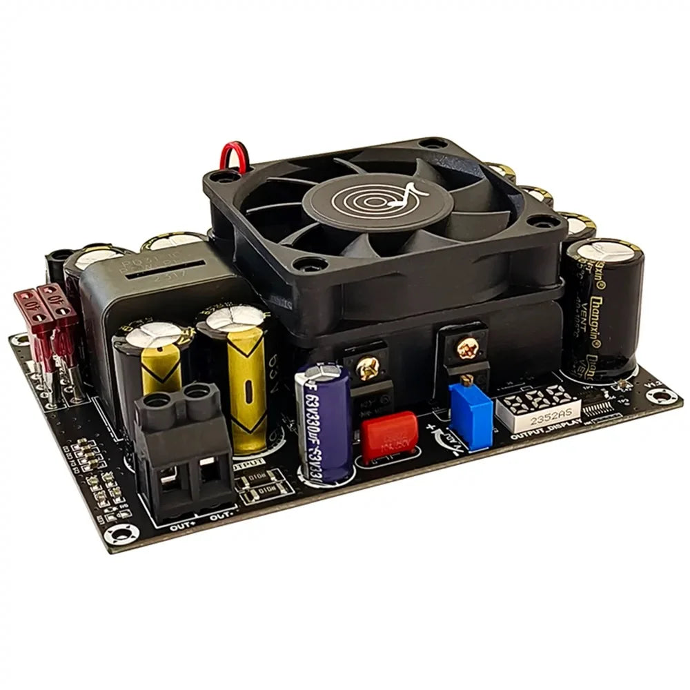 500W Adjustable Boost Module Board with Voltage Display DC12V-24V to 24V-50V Electronic Modules and Kits