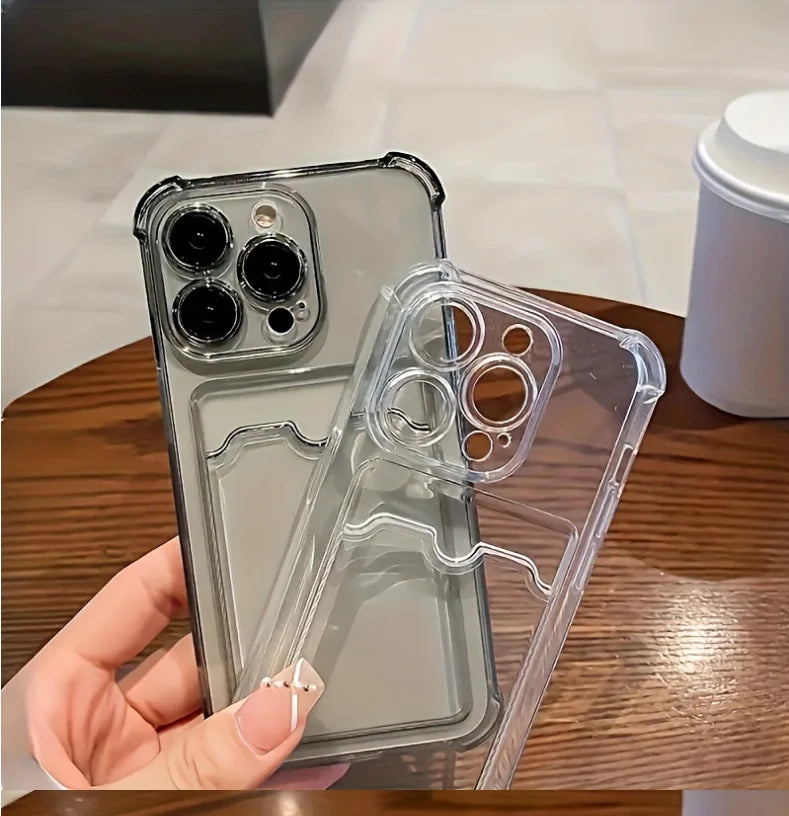 2025 New Custom Phone case TPU Four Corner Anti Drop Shock-absorbing Phone Protective Case, Suitable for iPhone 17/16/15..