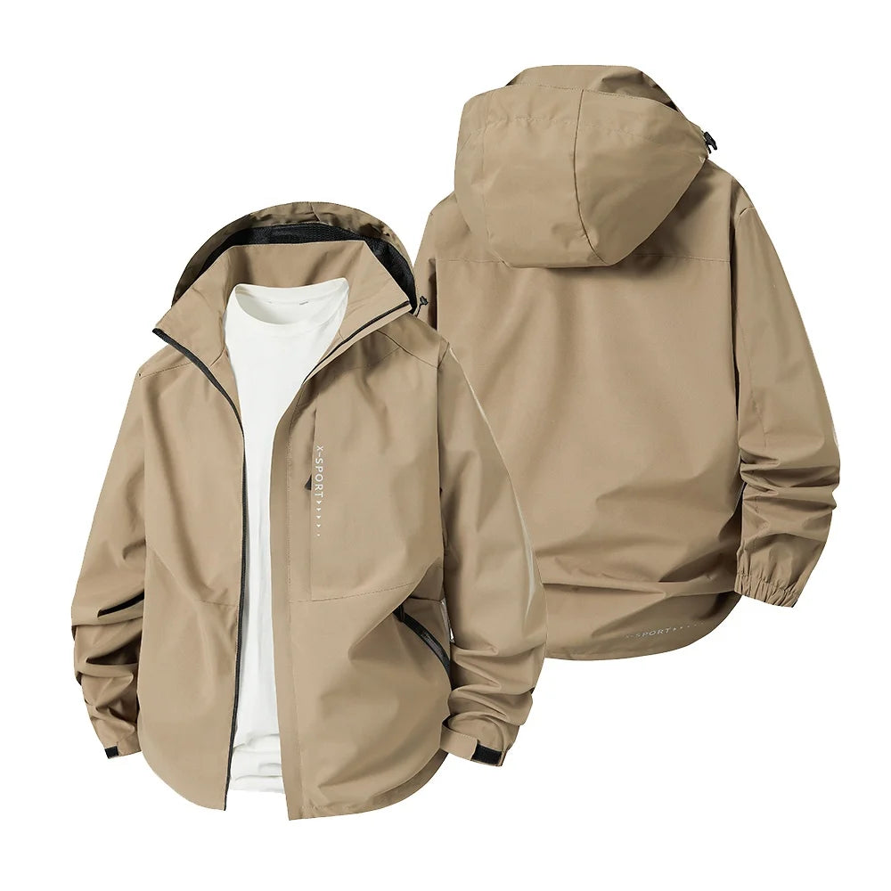 Men's Training Running Plus Size Sports Active Wear Outdoor Windproof Waterproof Fitness Jacket Custom Logo Jackets Windbreaker