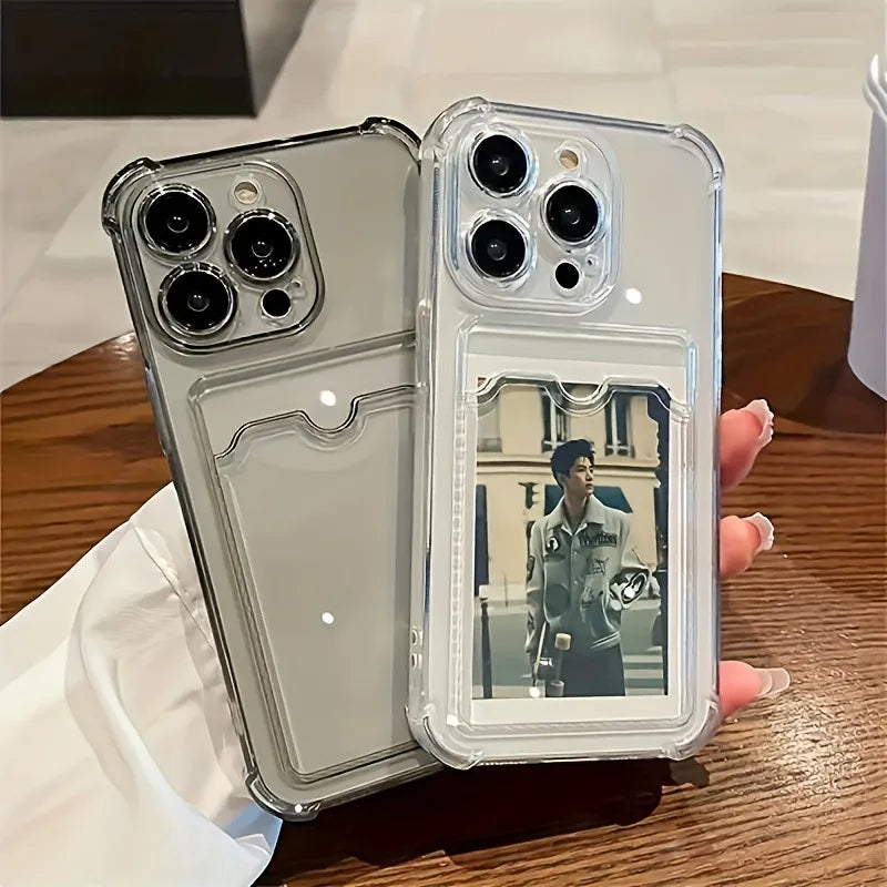 2025 New Custom Phone case TPU Four Corner Anti Drop Shock-absorbing Phone Protective Case, Suitable for iPhone 17/16/15..