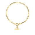 ENFASHION Hanging Bar Pendant Necklace For Women Gold Color Necklaces Fashion Jewelry Stainless Steel Bijoux Femme Party P213232