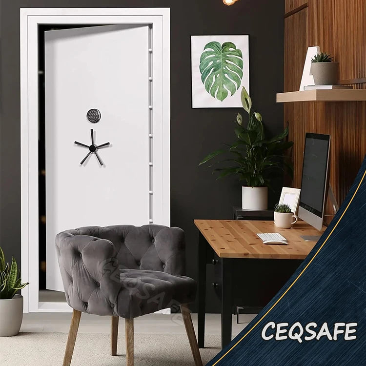 CEQSAFE 2026 Cheap Factory Supply Vault Door Cabinet for Home Electronic Digital Lock CEQ Safe Blank Door Bank Hotel Use CN;GUA