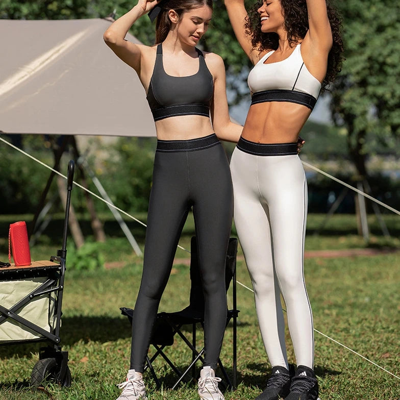 Wholesale Yoga Wear Set Sportswear Gym Fitness Sets Workout Clothes Long Running Pants and Sports Bra