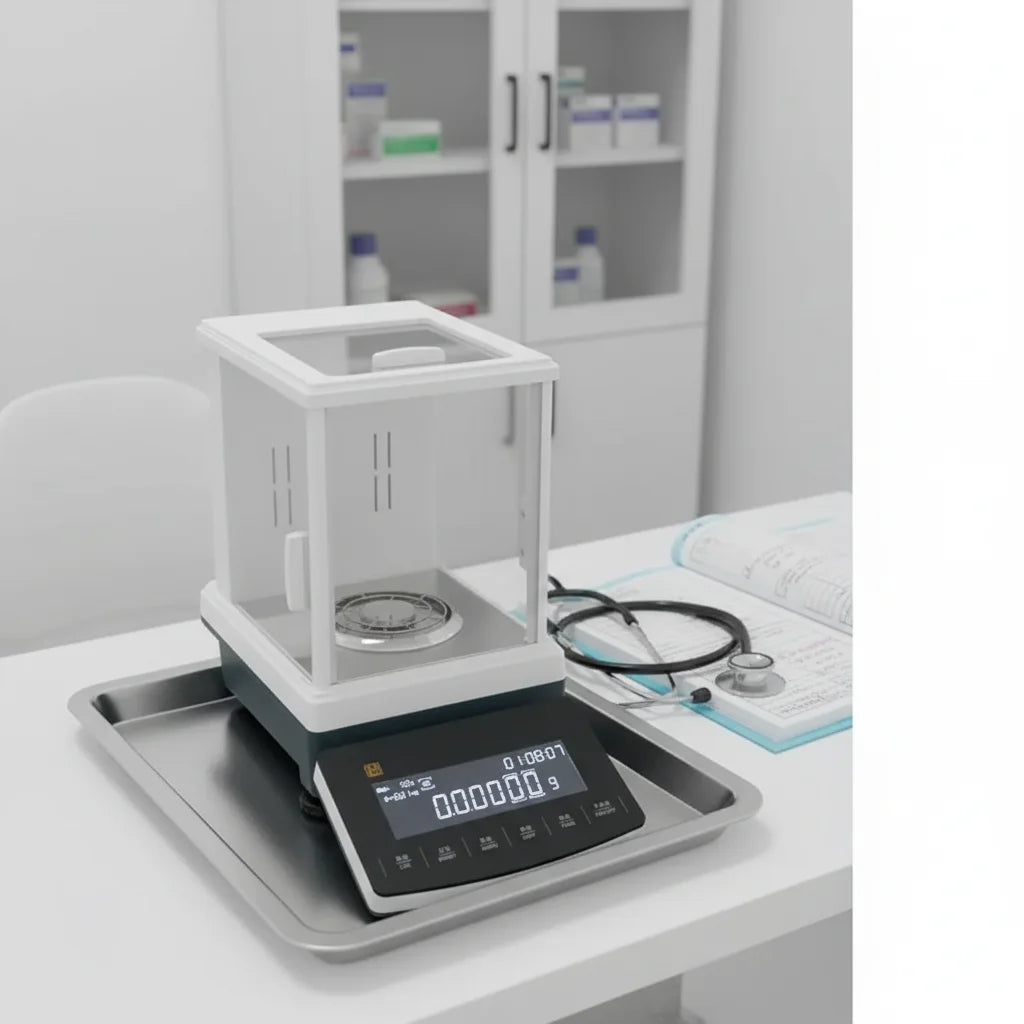 Lab Precision Electronic Analytical Balance 0.01mg 0.00001g Balance 5 Points Scale