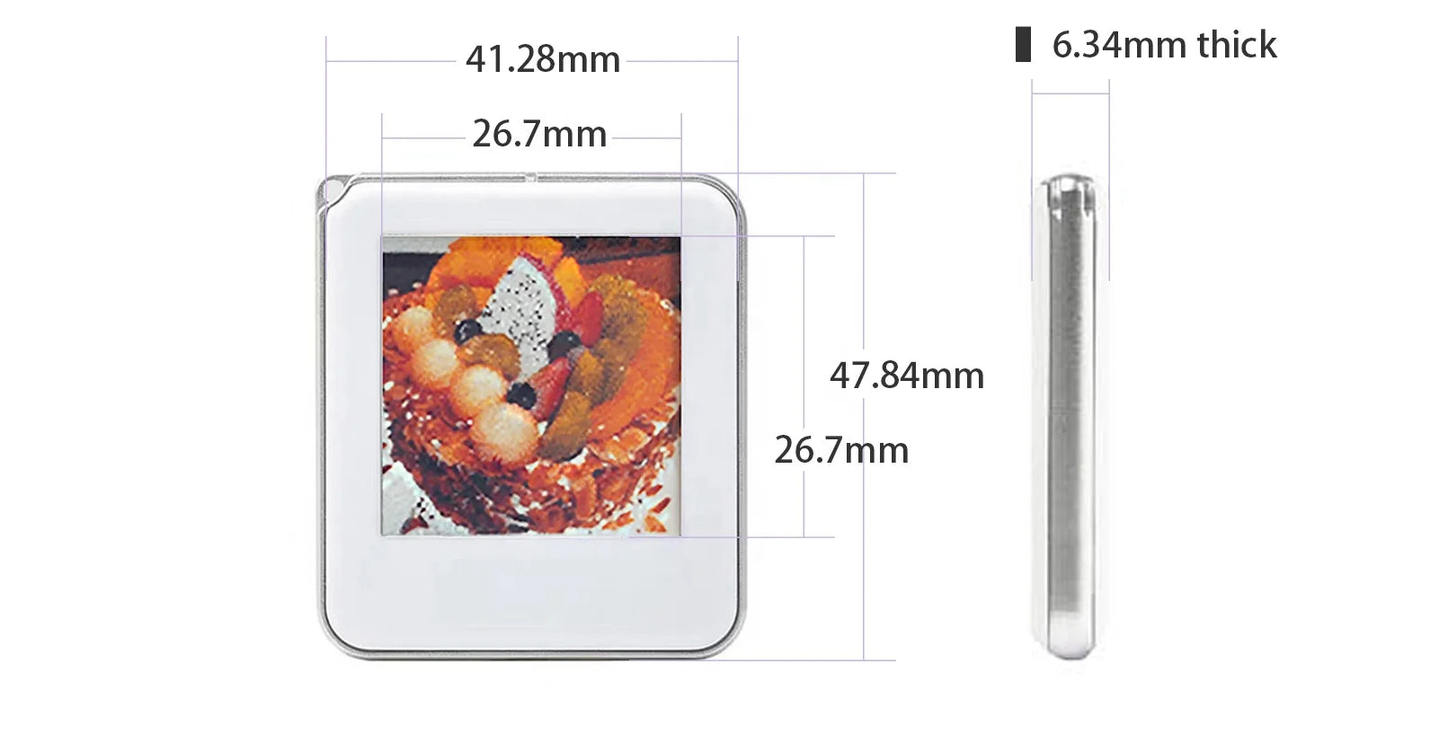 1.54-inch NFC E-ink Screen Mobile Digital Shelf Display Tag Phone Brush Picture Electronic Tag Brand Business Card Ornament