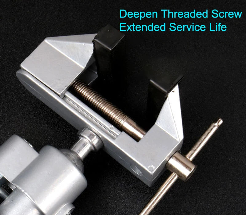 360° Rotating Table Vise Bench Clamp Bracket Multifunctional Electric Grinder Stand Holder Accessories For Dremel Tool