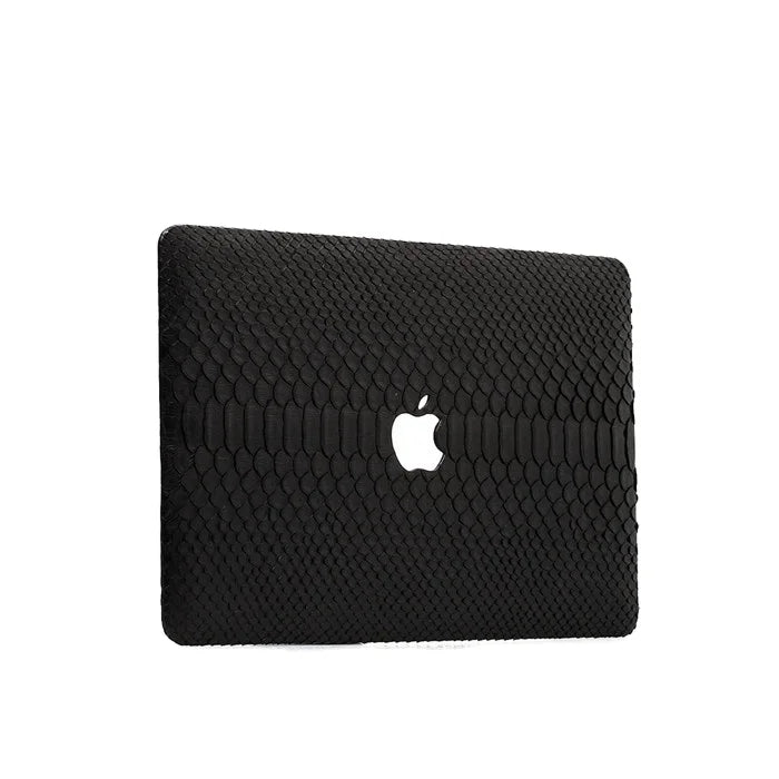 OEM ODM Custom New Fashion Luxury Genuine Snake Skin Leather Protected Cover Case for Macbook Air Pro Laptop