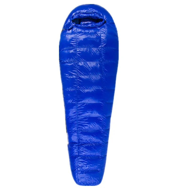 Bmaster Sports BMSB-1021 3 Season Unisex Winter Mummy Envelope Sleeping Bag Lined Duck Waterproof Outdoor Travel Flannel 400T