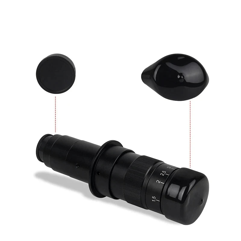 YIZHAN 4K Industrial Electronic Digital Video Microscope Camera HD 48MP 130X 180X Lens LED Light for Phone CPU PCB Repair