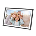 Pros WiFi Digital Photo Frame 15.6" HD IPS Touch Screen IPS Screen Auto-Rotate Photos Video Via Frameo Electronic Picture Frames