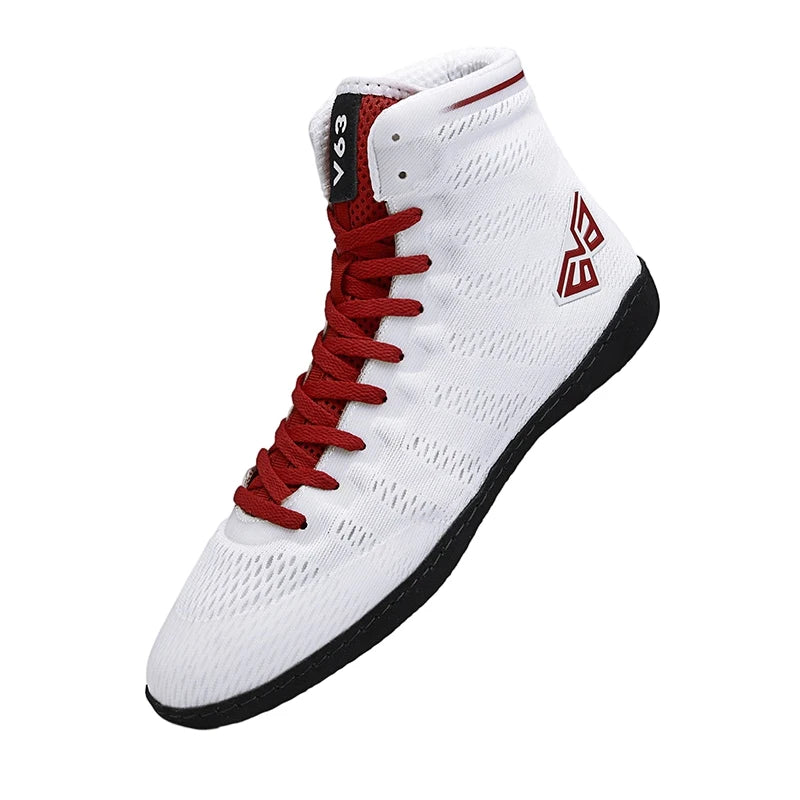 Unisex Comfortable High-Top Sports Shoes Men's Boxingshoe for Bodybuilding Wrestling Non-slip Combat Gear for Winter Sports