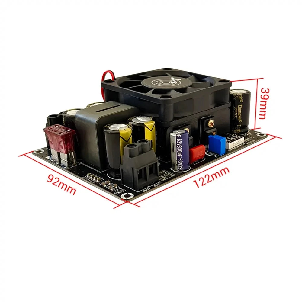 500W Adjustable Boost Module Board with Voltage Display DC12V-24V to 24V-50V Electronic Modules and Kits