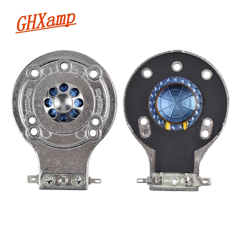 For JBL 2412H-1 2412 Tweeter Speaker Voice Coil Repair 24.8MM Horn Blue Diaphragm Titanium film Flat Special DIY 2pcs