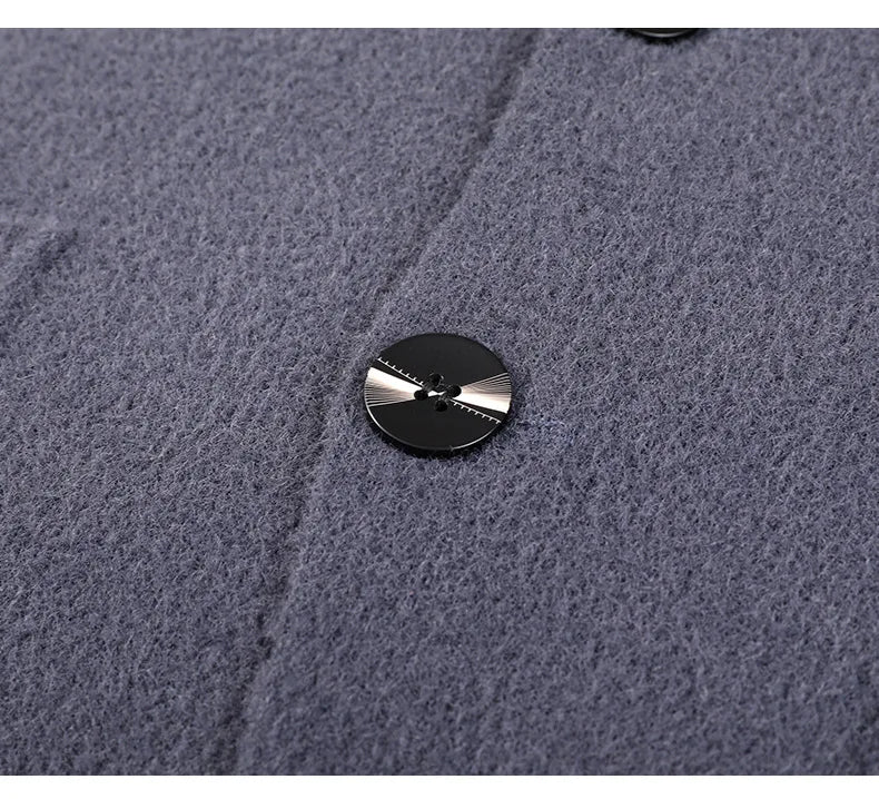 Top Grade New Autum Winter Brand Fashion Knit Blazer Mens Top Cardigan Slim Fit Sweater Casual Coats Jacket Mens Clothes 2025