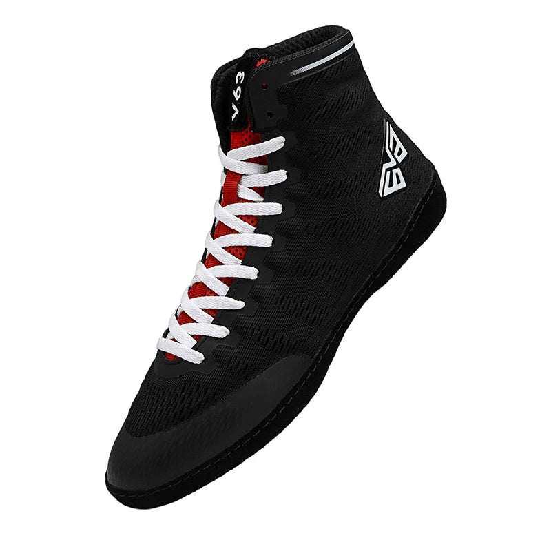 Unisex Comfortable High-Top Sports Shoes Men's Boxingshoe for Bodybuilding Wrestling Non-slip Combat Gear for Winter Sports