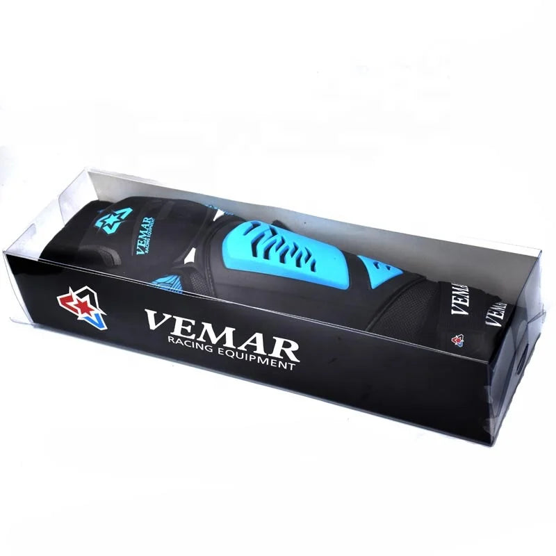 VEMAR Long Motorcycle Knee Pads and Elbow Pads Riding Protective Gears Outdoor Sports Motocross Equipment Motorbike Knee Guard