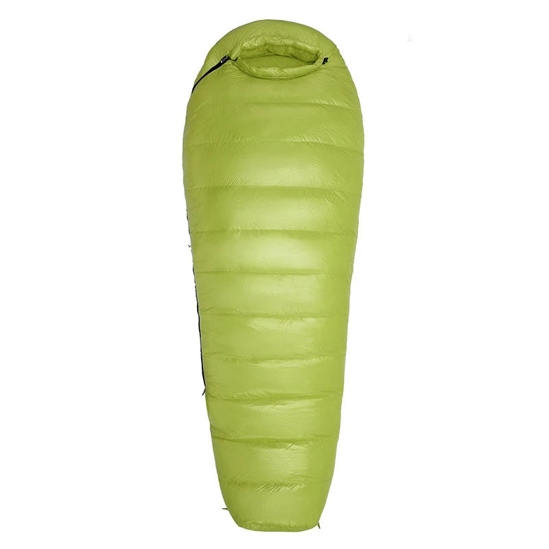 Bmaster Sports BMSB-1021 3 Season Unisex Winter Mummy Envelope Sleeping Bag Lined Duck Waterproof Outdoor Travel Flannel 400T