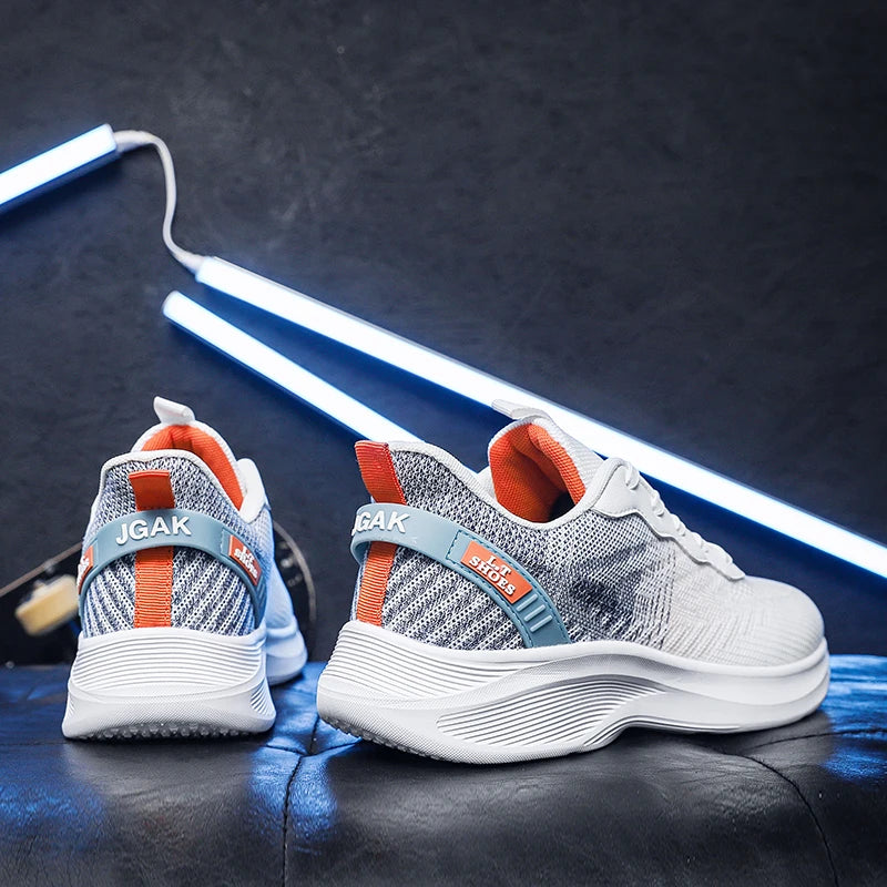 Brand Logo Customize Men Fashion Ultra Lightweight Sports Sneakers Plus Big Size EU 48 49 50 US 14 15 16 Mesh Running Shoes