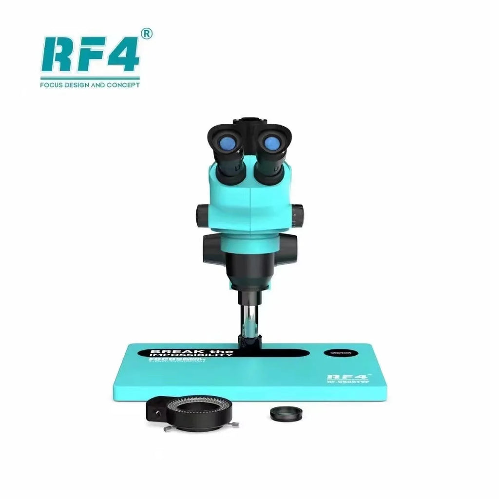 RF4 RF6565TVP Trinocular Stereo Microscope for Mobile Phone Repair/electronic Repair/Jewelry/carving