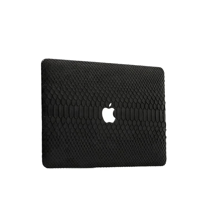 OEM ODM Custom New Fashion Luxury Genuine Snake Skin Leather Protected Cover Case for Macbook Air Pro Laptop