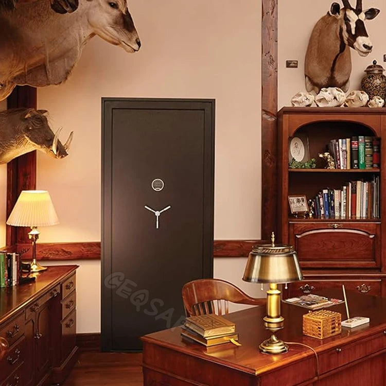 CEQSAFE 2026 Cheap Factory Supply Vault Door Cabinet for Home Electronic Digital Lock CEQ Safe Blank Door Bank Hotel Use CN;GUA
