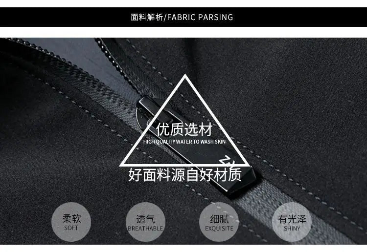 Top Quality New Brand Casual Fashion Stand Collar Streetwear Mens Coats And Jackets Zipper Windbreaker Simple Mens Clothes 2025