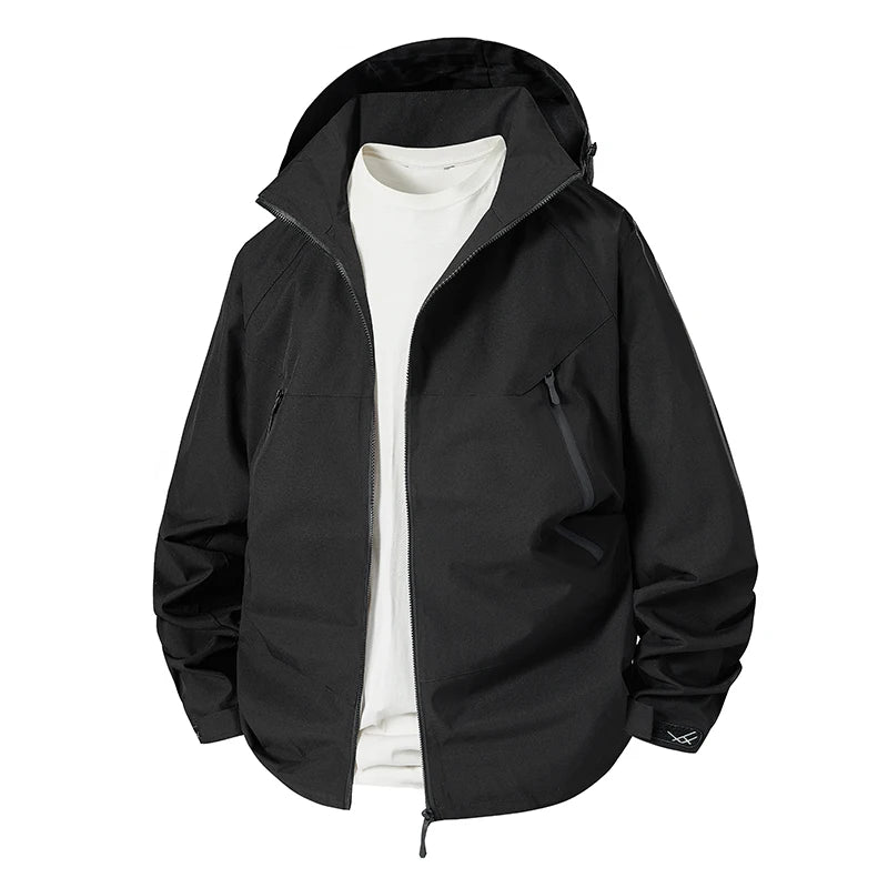 New Fashion Sports Windbreaker Outdoor Men's Jogging Sportswear Customized Reflective Waterproof Zipper Sports Jacket for Men
