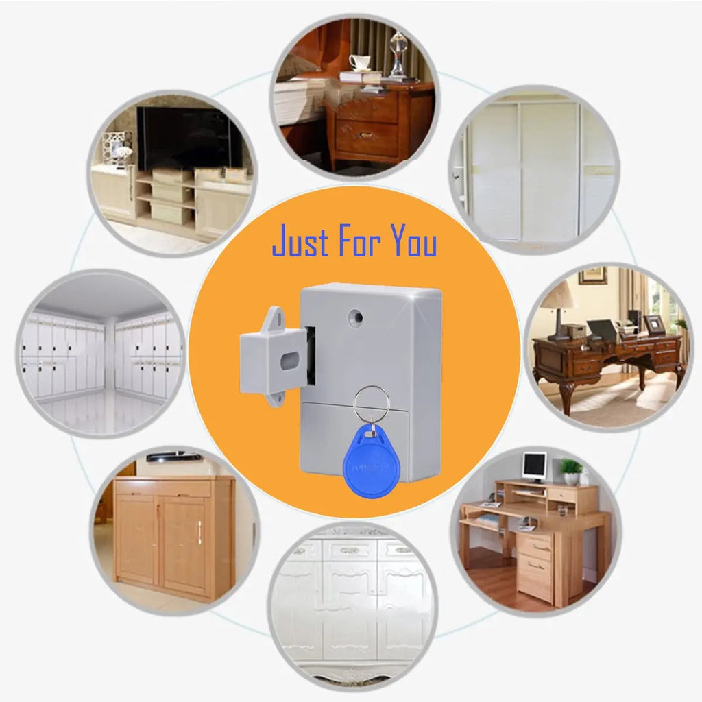 RFID DIY Hidden Safety Digital Cabinet Lock/invisible Magnetic Electronic Drawer Locks