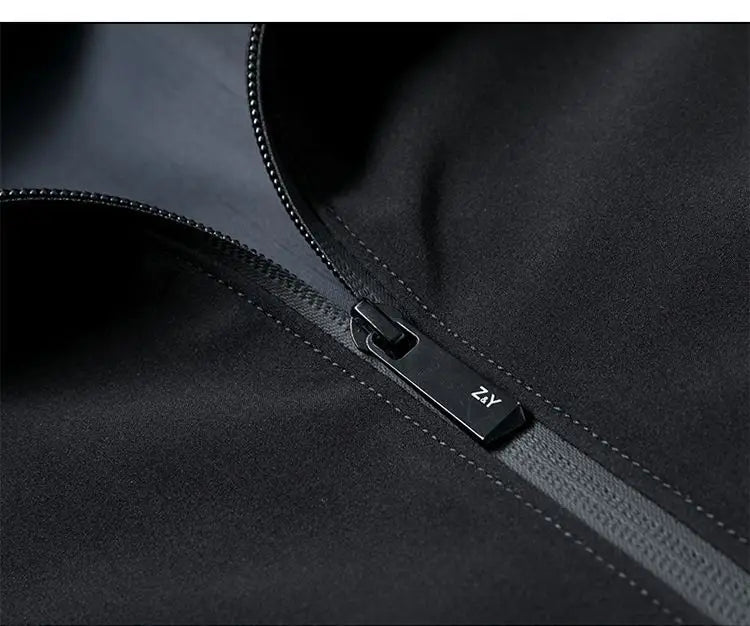 Top Quality New Brand Casual Fashion Stand Collar Streetwear Mens Coats And Jackets Zipper Windbreaker Simple Mens Clothes 2025