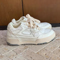 Women's Retro Old Sports Sneakers Cross-border Genuine Leather White Shoes Thick Sole Star Autumn Dirty Sneakers