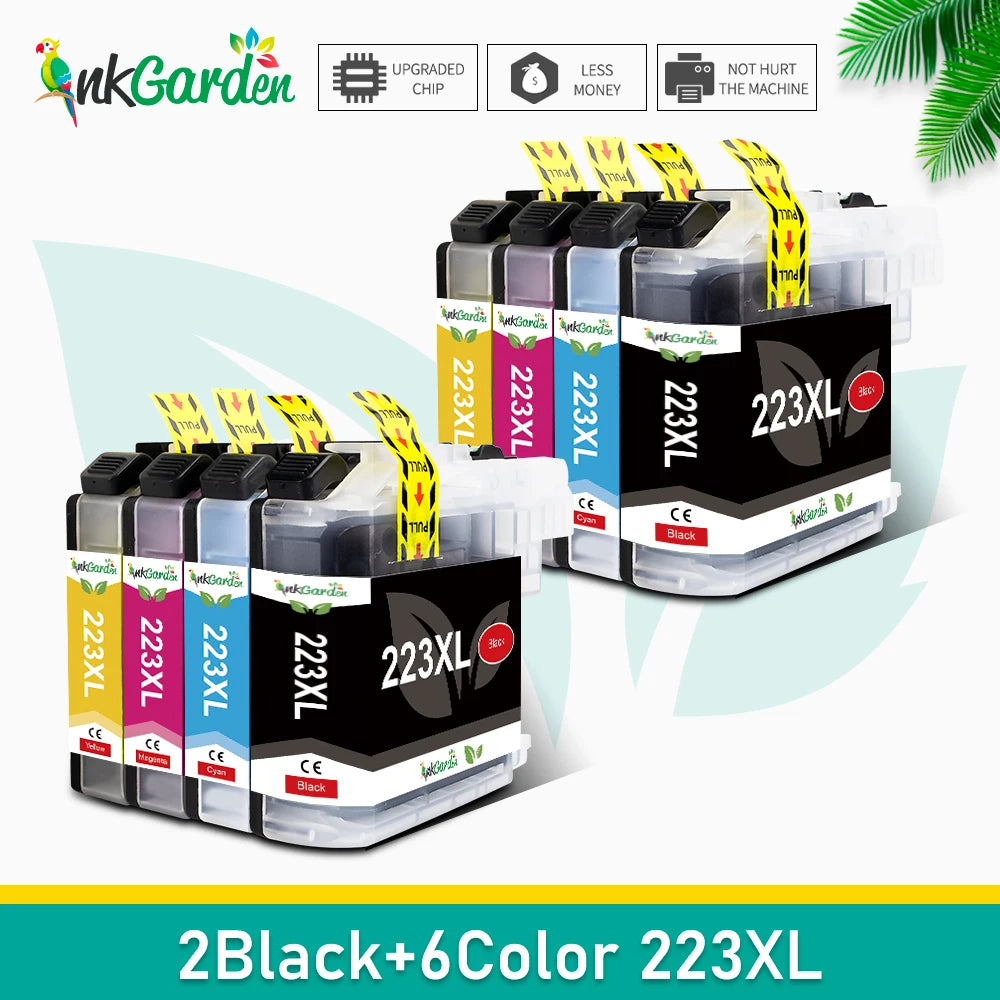 223 Cartridge Compatible For Brother LC223 LC 223XL LC Ink Cartridges DCP-J4120DW MFC-J4420DW J4620DW 4625DW Printer XL