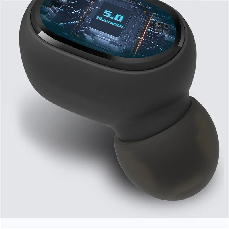 LED Digital Display Wireless Earphones Wireless Bluetooth Headset Noise Cancelling Sports Headphones Universal Bluetooth Earbuds