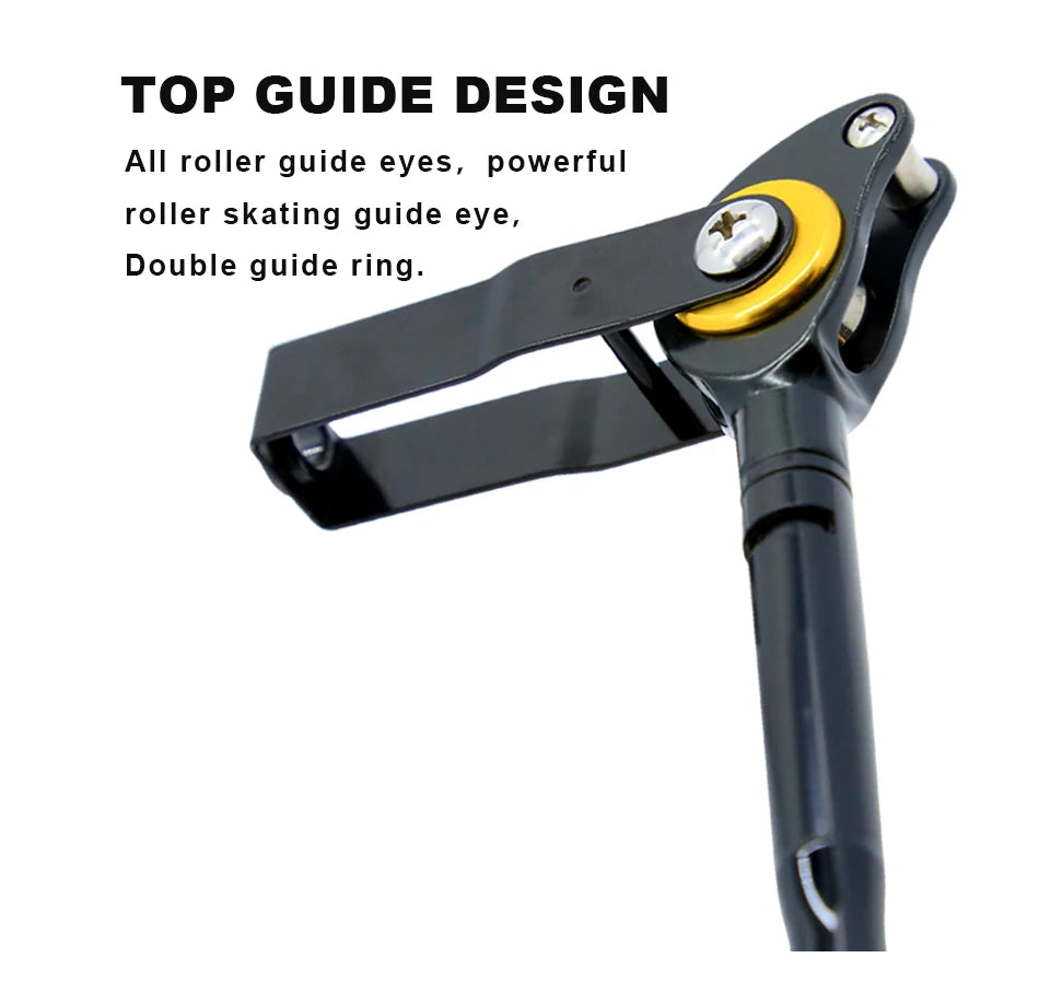 1.8m Sea Fishing Heavy Fishing Rod Goods 3+1 Roller Guid 80LBS 100LBS 130LBS Big Game Boat Trolling Rod Winter Rod Tuna