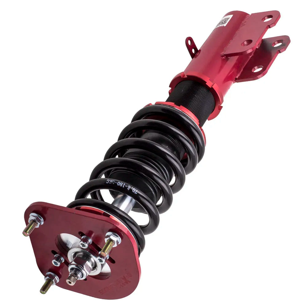 4pcs Coilover Shocks Kits for Dodge Neon 2000-2005 & SRT-4 2003-2005 24 Ways Adj. Damper Red Suspension