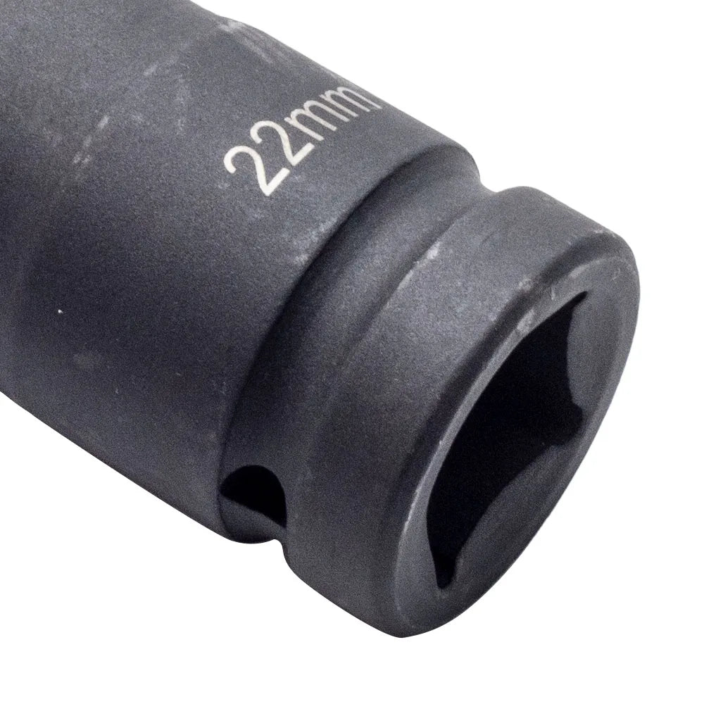 10Pcs 3/4" Deep Impact Socket Tool Set (22mm-41mm) 6-Point 3/4 Drive Metric