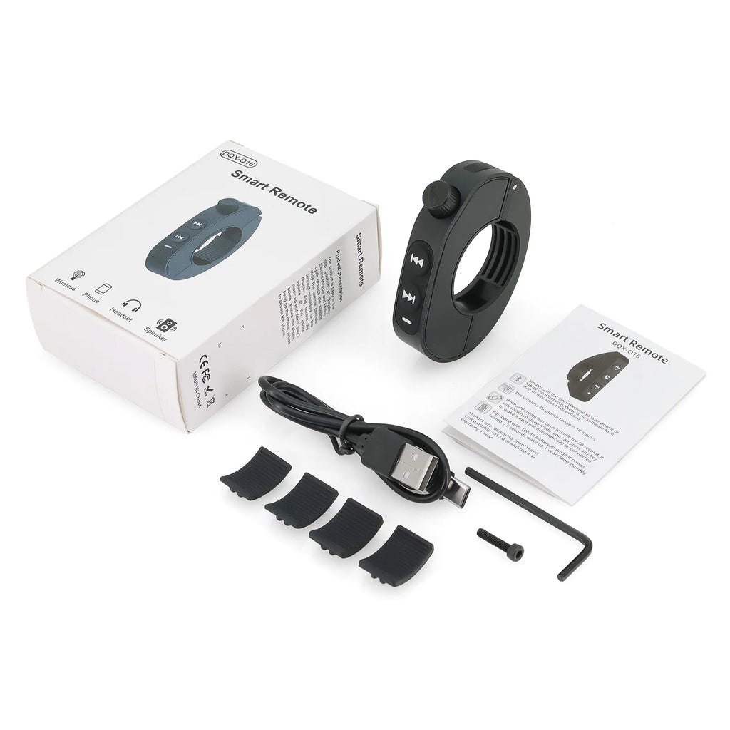 Motorcycle Handlebar Control Bluetooth-compatible Wireless Hands-free Calls Remote Control Waterproof Bike Handlebar Media