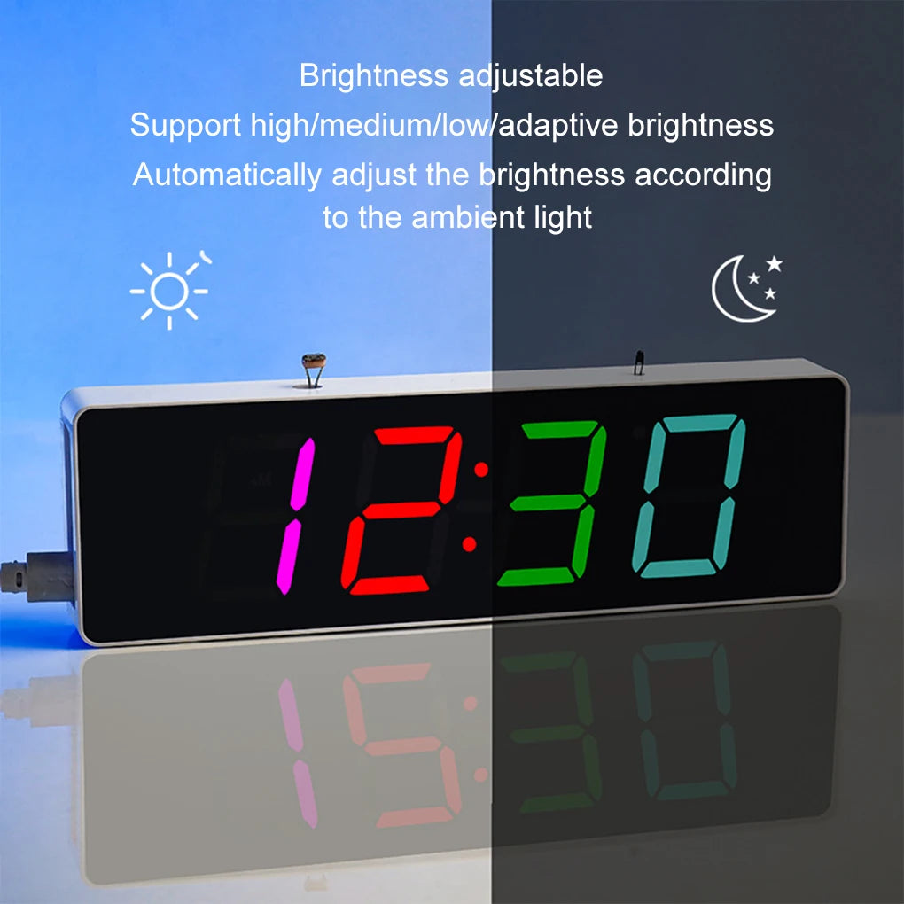 ESP8266 IoT Colorful WiFi Clock Kit Intelligent Electronic Clock DIY Welding Practice Parts Set Automatic Time Synchronization