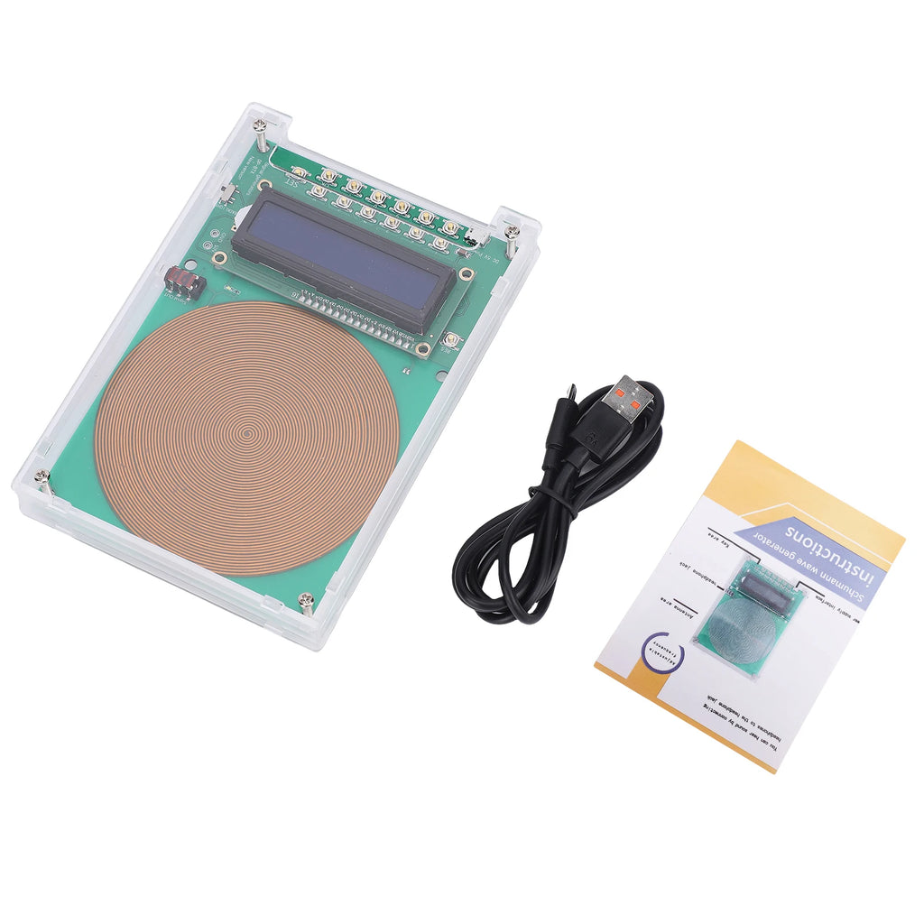 Schumann Waves Generator 7.83Hz Frequency Generator Ultra-Low Frequency Pulse Generator Resonator Schumann Wave Enhancer-Nature