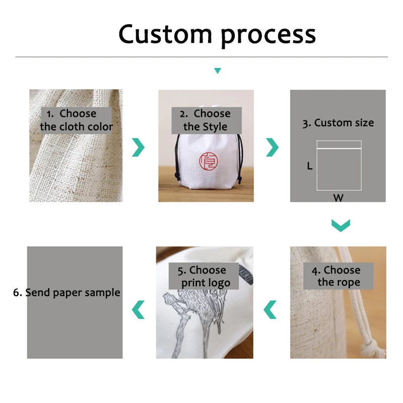 Personalized Logo Printed Custom Link Jewelry Drawstring Bags Pouches Velvet Jewellery Packaging Sack Wedding Favor Bags