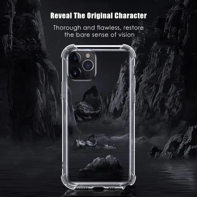 Soft Silicone Clear Phone Case For Samsung A25 A15 5G S24 S25 Ultra S23 Plus A14 A24 A34 A32 A42 A52 A52S A05 A55 A56 Back Cover