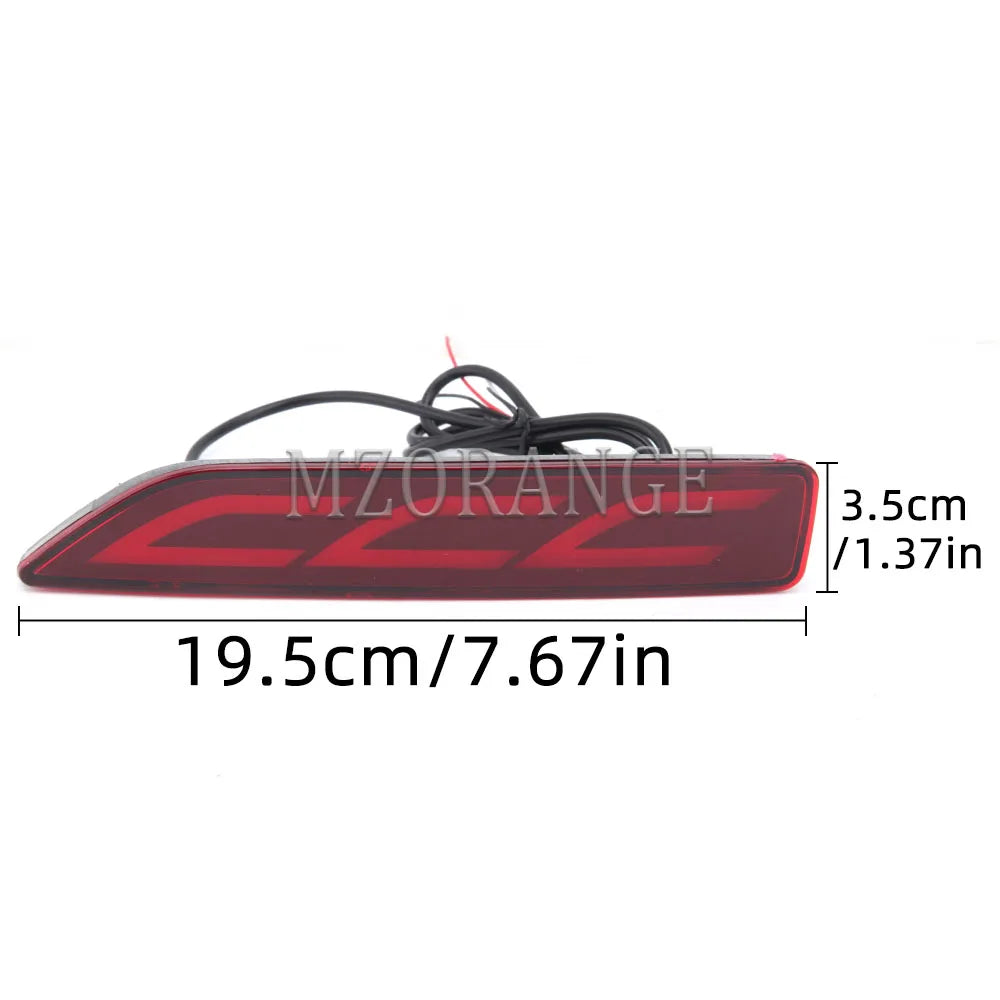 MZORANGE LED Rear Bumper Light For Honda CRV CR-V 2007 2008 2009 Brake Reflector Light Rear Fog Lamp Car Accessories