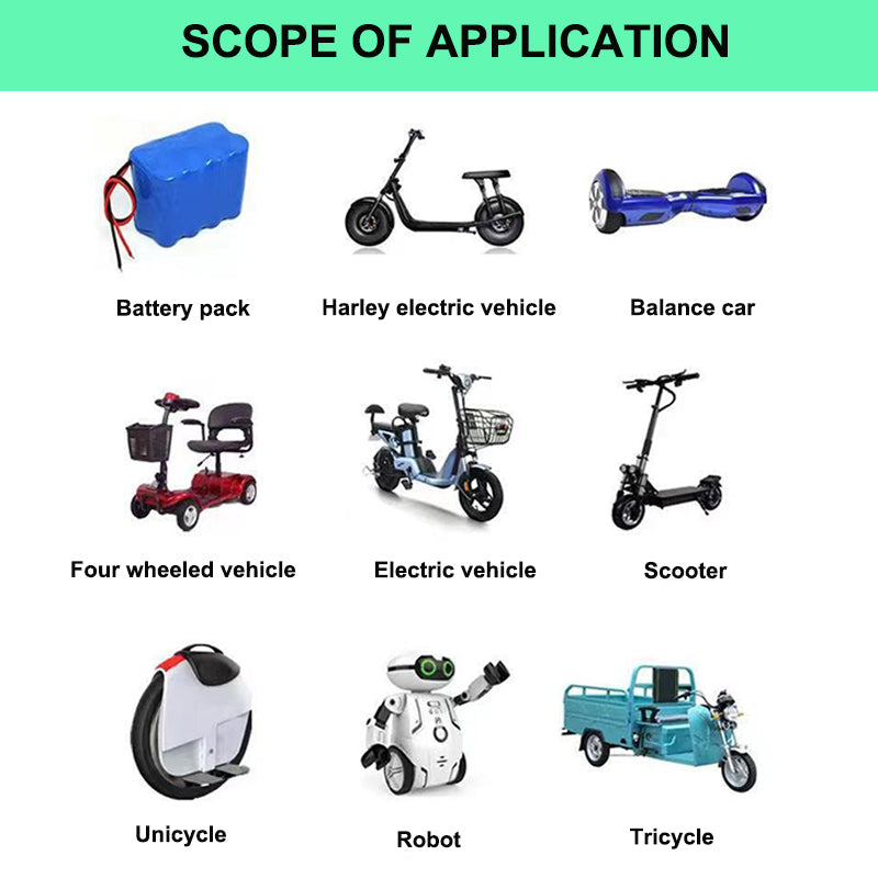 Battery Charger Power Adapter AC100-240V DC 42V/54.6V 2A  Electric Bike Scooter Accessories US/EU Plug For Lithium Battery
